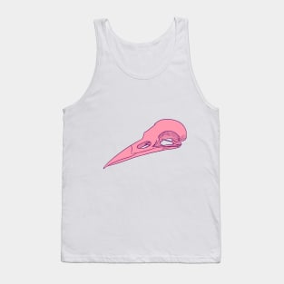 Pink Skull Raven Tank Top